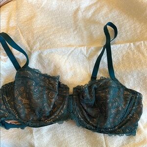 Teal Lace Bra